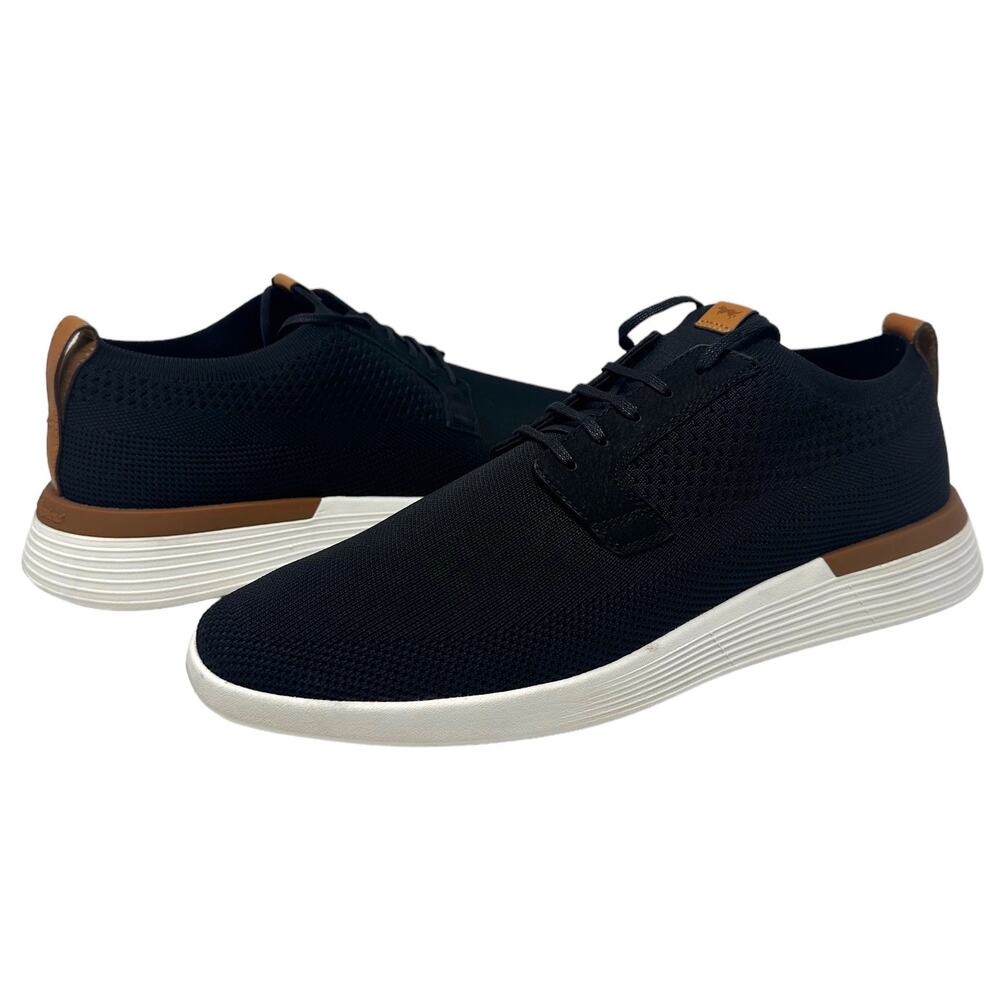 Wolf And Shepherd Men's Swiftknit Lightweight Knit Mesh Shoes In Black/Caramel